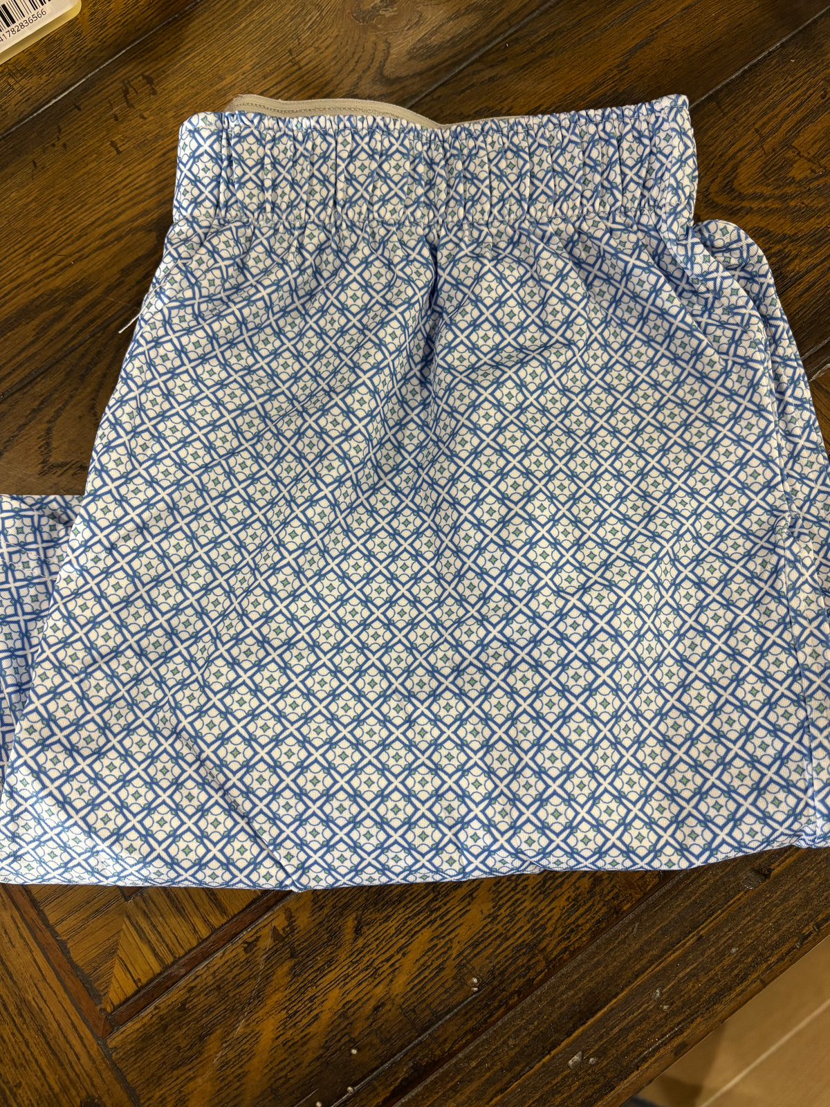 Old Tram Boxer Shorts - Blue Diamond