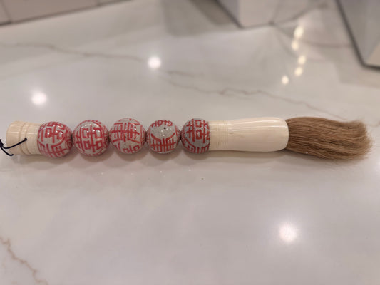 LoA Caligraphy Brush, Coral Red Double Happiness
