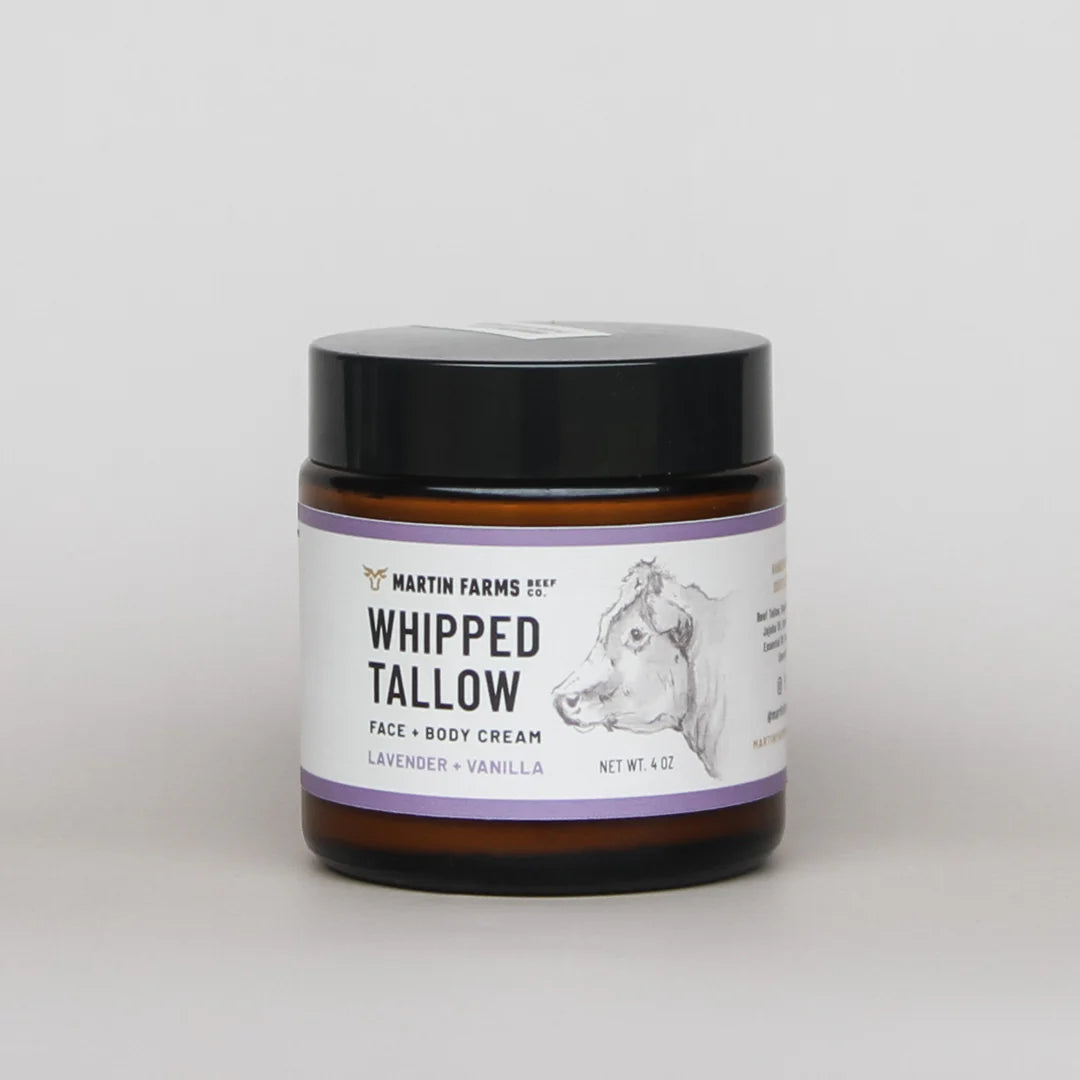 Tallow Lotion - Lavender + Vanilla