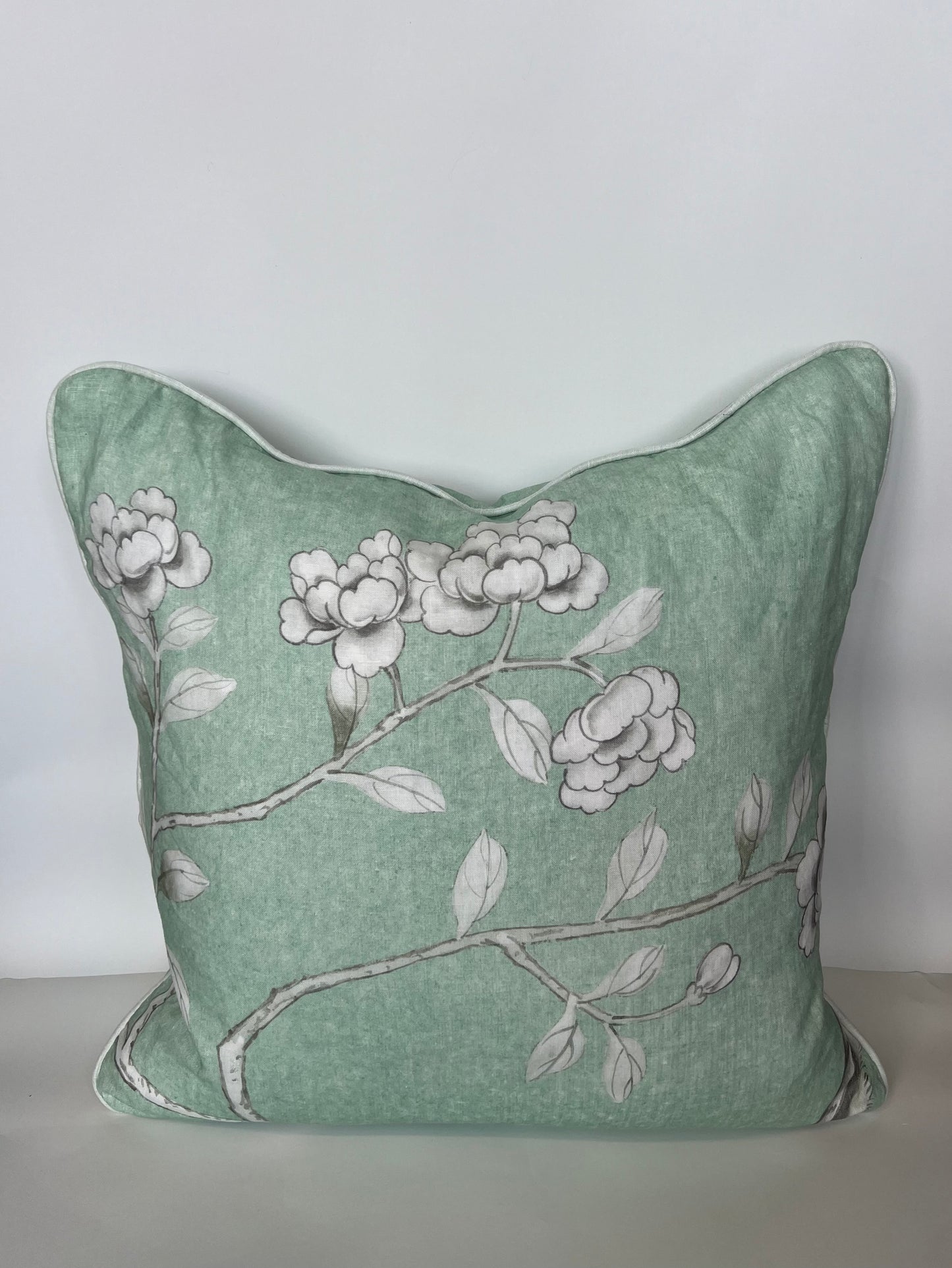 Celadon Blossom Pillow
