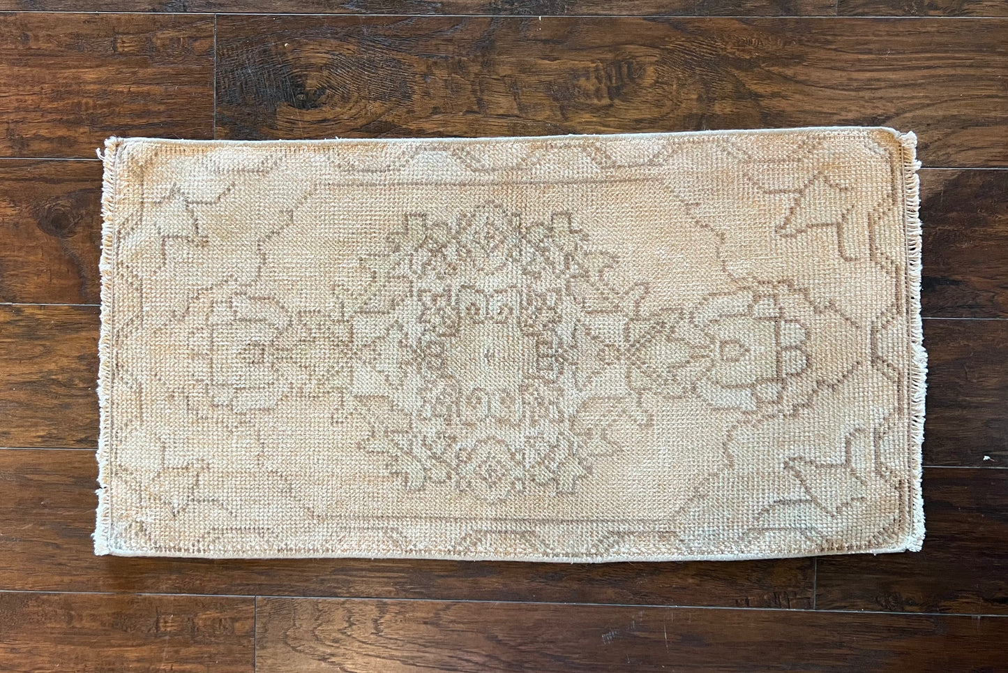Faded Sand Oushak Rug