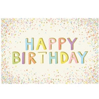 Hester & Cook Happy Birthday Sprinkles Placemat