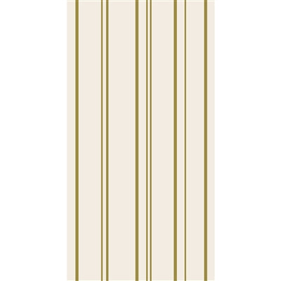 Hester & Cook Antique Gold Stripe Guest Napkin - Pack of 16