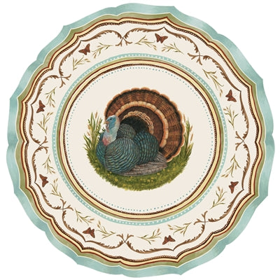 Hester & Cook Die Cut Heritage Turkey China - 12 Sheets