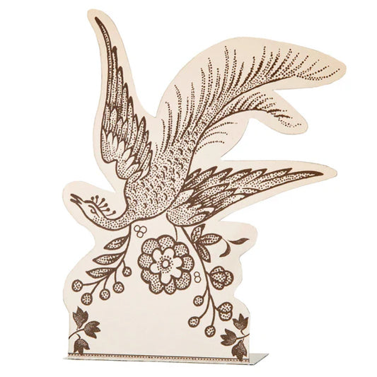 Hester & Cook Brown Asiatic Pheasants Place Cards