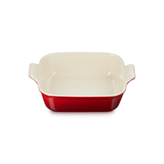Le Creuset 3Qt Heritage Sq Baking Dish, Cerise