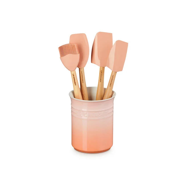 Le Creuset S/5 Utensil Crock, Sea Salt