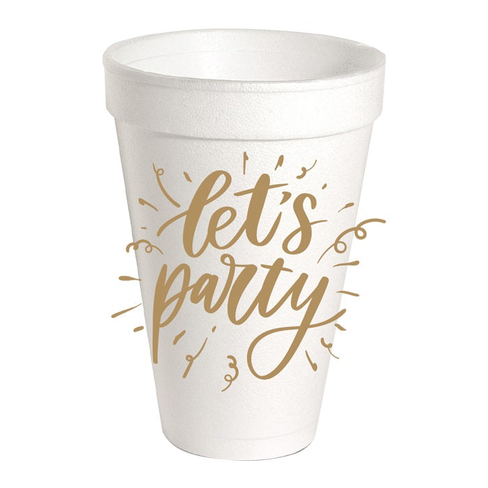 Rosanne Beck Styrofoam Cup, Let's Party