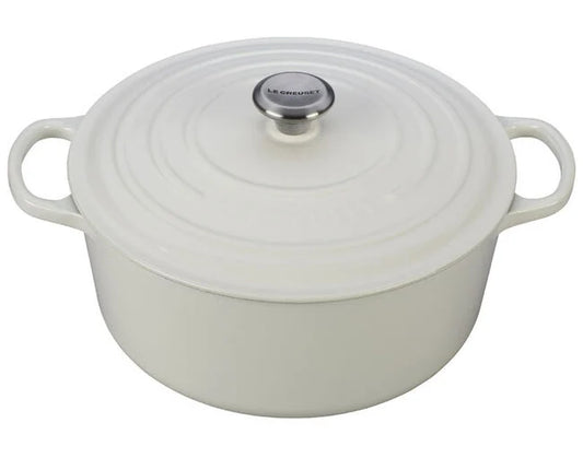 Le Creuset 9qt Rd Dutch Oven, White