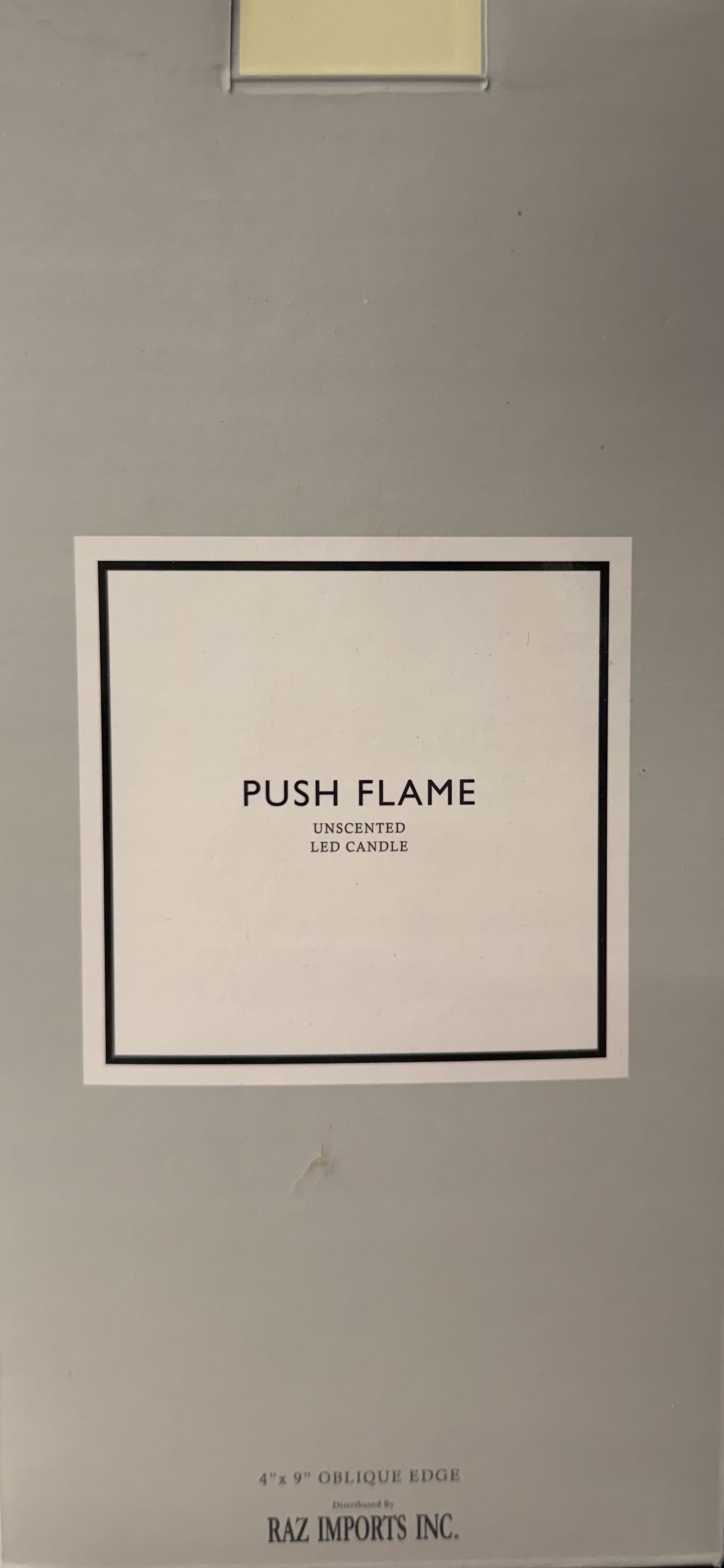 Push Flame Unscented LED Candle (Large)