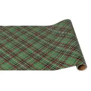 Hester & Cook Green Plaid Runner