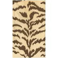 Caspari Tigre Cream Guest Towel