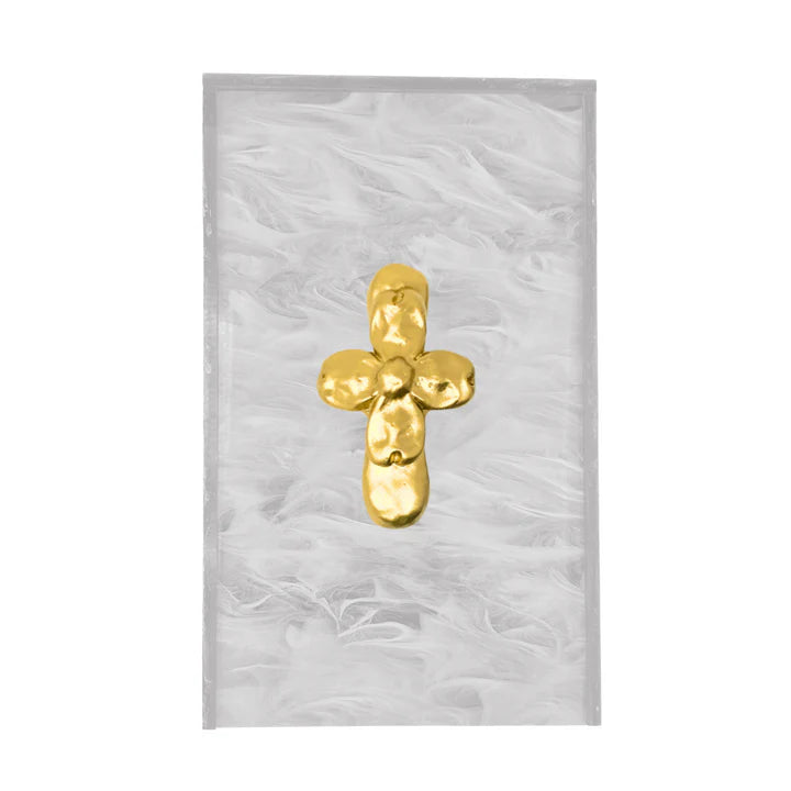 Southern Tribute Cross Guest Towel Box