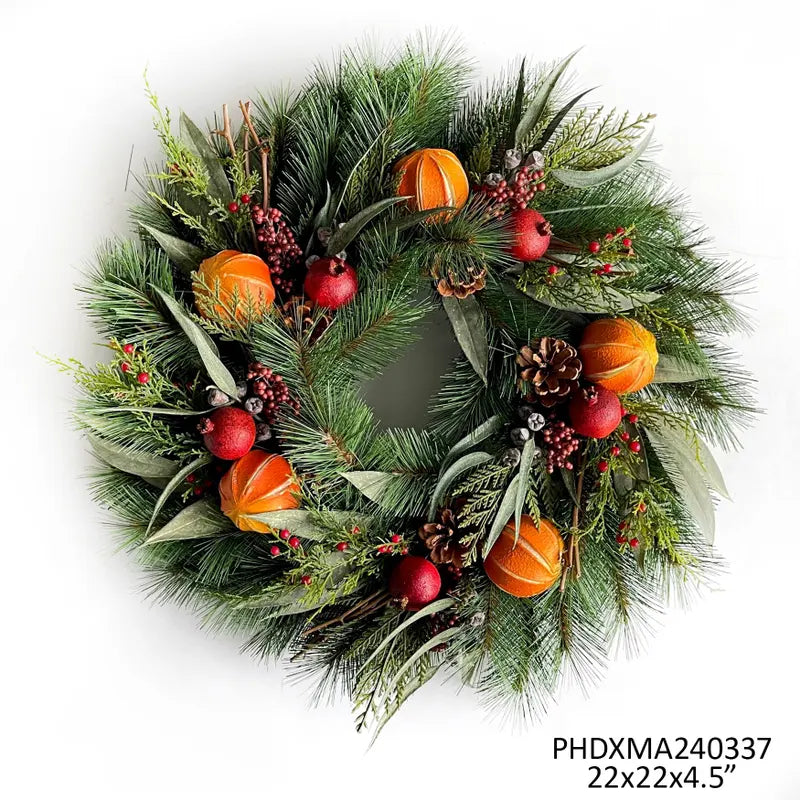 Porch View Southern Colonial Wreath