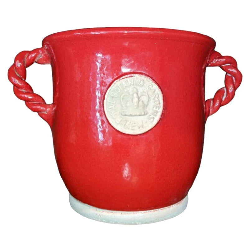 Bot Collection Bedford Twisted Handle Pot, Sm Red
