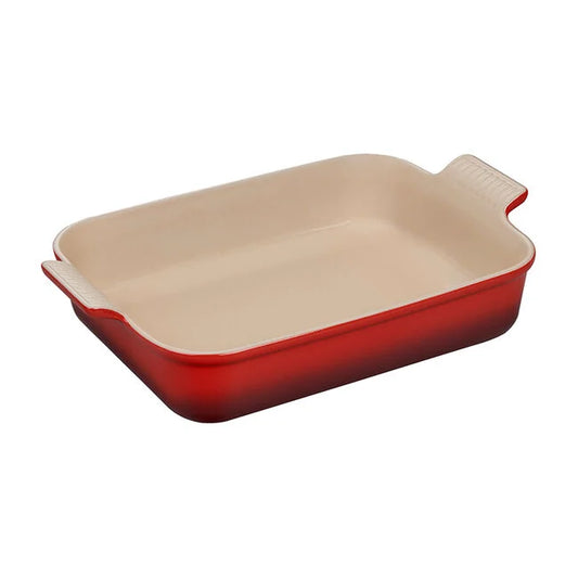 Le Creuset 4qt Heritage Rectangle, Cerise