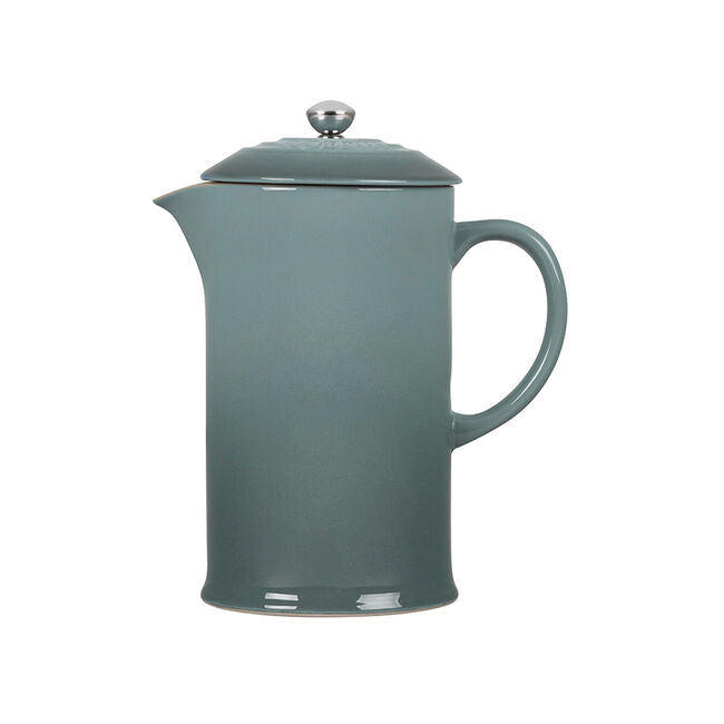 Le Creuset 34oz Coffee Pot & Press, Sea Salt