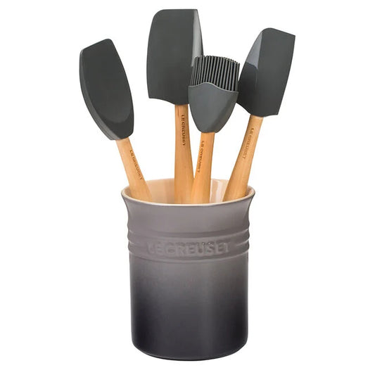 Le Creuset S/5 Utensil Crock, Oyster