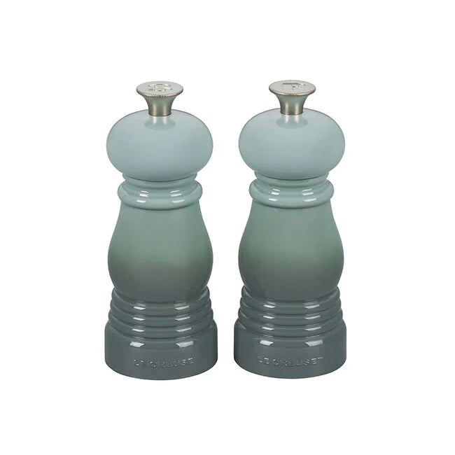 Le Creuset S/2 Petite Salt & Pepper Mills, Sea Salt