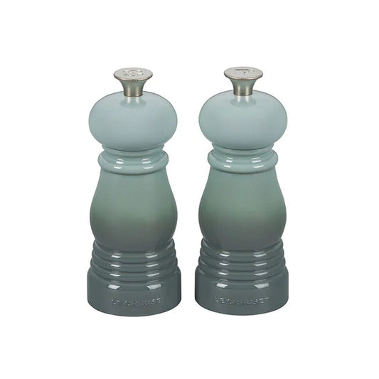 Le Creuset S/2 Petite Salt & Pepper Mills, Sea Salt