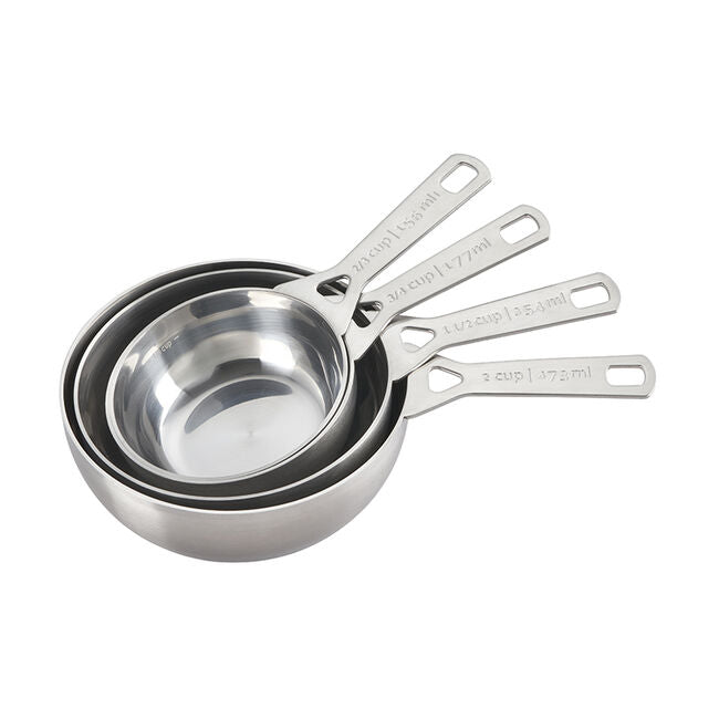 Le Creuset S/4 Batch Baking Measuring Cups, SS