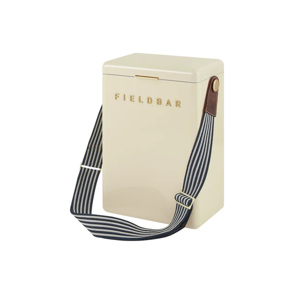 Fieldbar Drink Box Swing Sling, Sea Boat Blue & Safari White