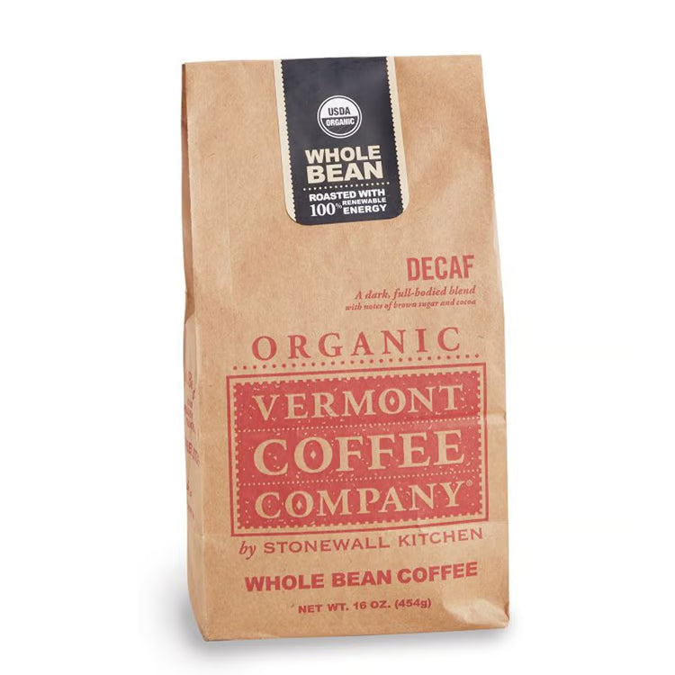 Stonewall Kitchen VCC Decaf Whole Bean 16oz