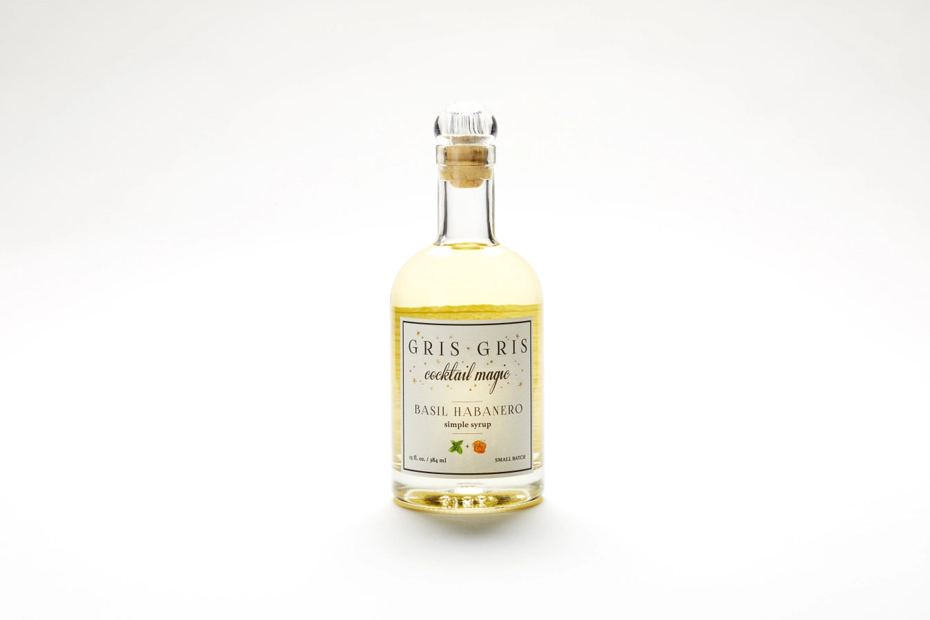 Gris Gris Basil Habanero Simple Syrup 13 Oz