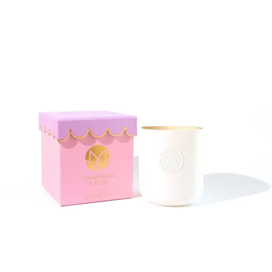 Musee Champagne & Rose Candle 12oz
