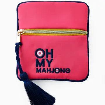 Oh My Mahjong Pink Coin & Dice Bag