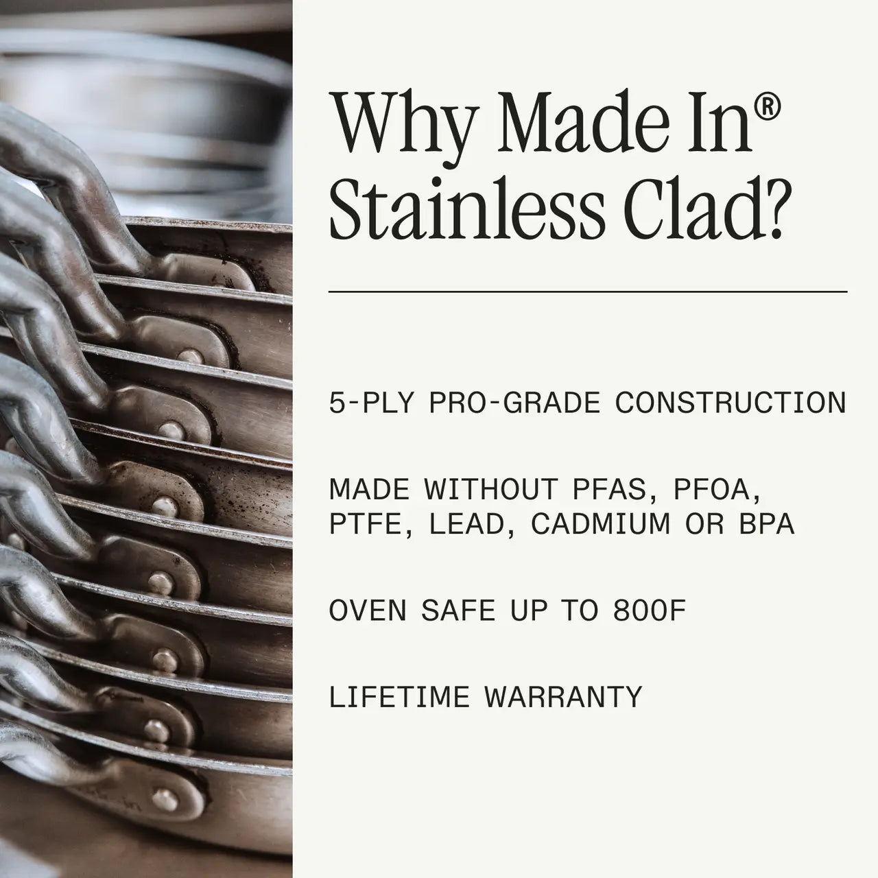 Made In 8" Stainless Steel Frying Pan