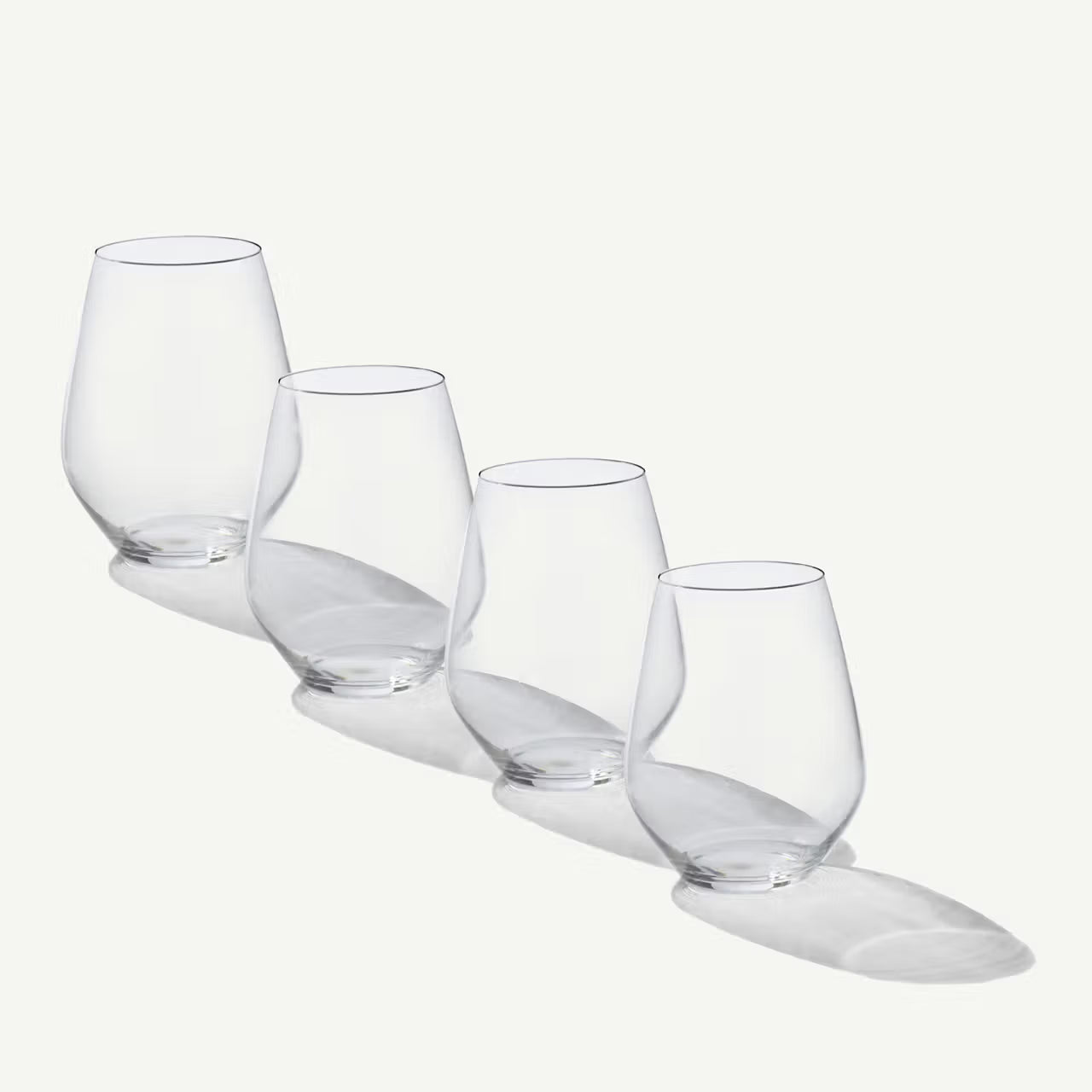 Stemless Wine Glasses, Set of 4