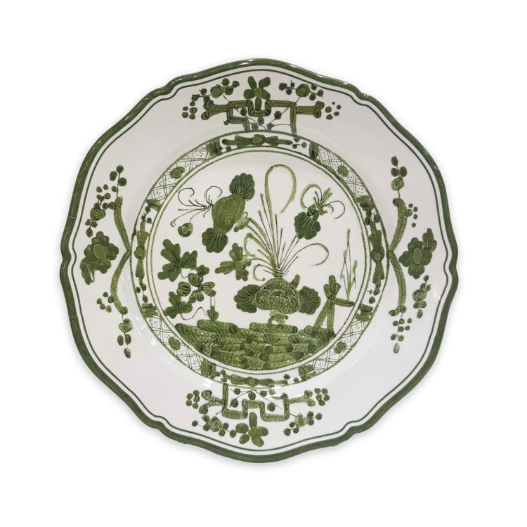 Beatriz Ball Vida Faenza 11" Dinner Plate S/4, White & Green
