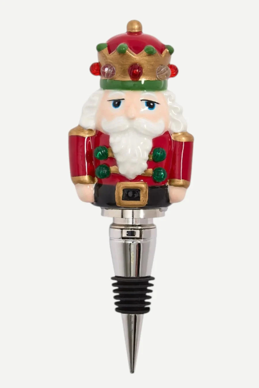 LED Light Up Nutcracker Bottle Stopper