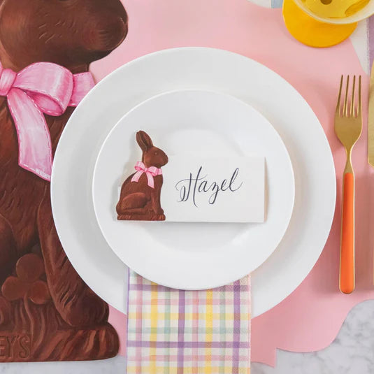 Hester & Cook Hershey's Chocolate Bunny Place Card