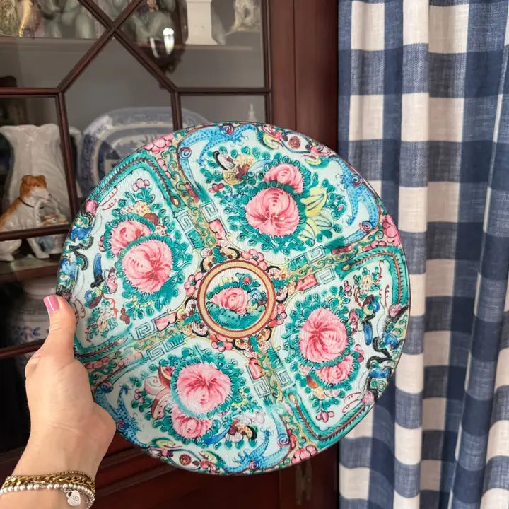 GRANDMILLENNIAL CHINA PLATE CUTTING BOARD-ROSE CANTON