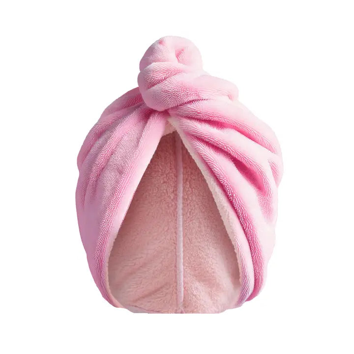 Musee Towel Hair Wrap - Pink