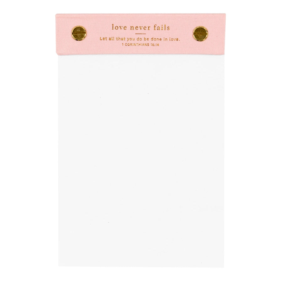 Church Notes Love Never Fails Desktop Notepad