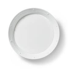 Plate & Pattern White Metal Plate Set