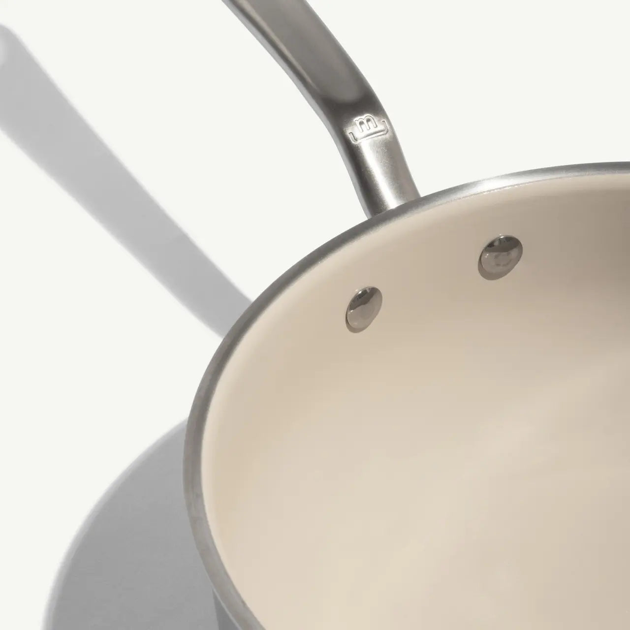 Made In 3.5 Qt CeramiClad Saucier - Sand