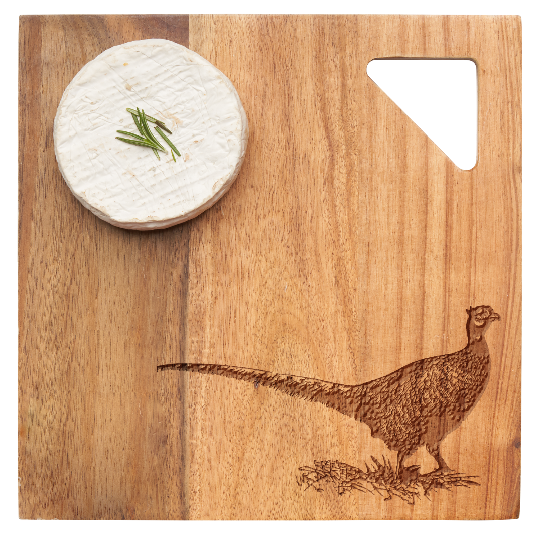 Acacia Modern Geo Square | Pheasant | 9 x 9"