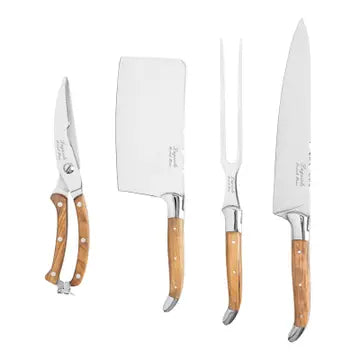 Laguiole Chef Knife S/4, Olive Wood Handles