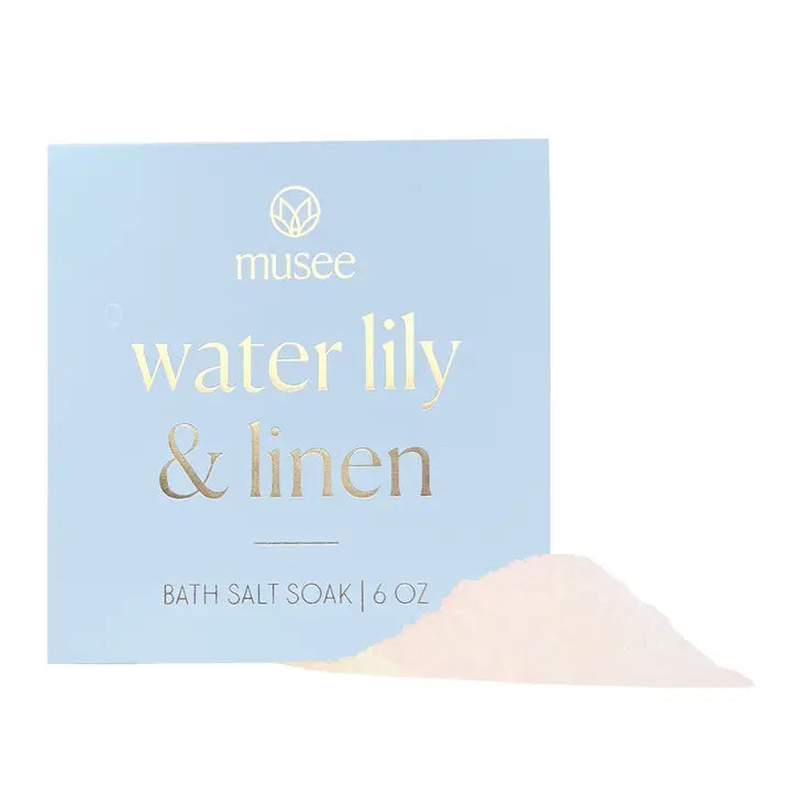 Water Lily & Linen Mini Bath Salt Soak