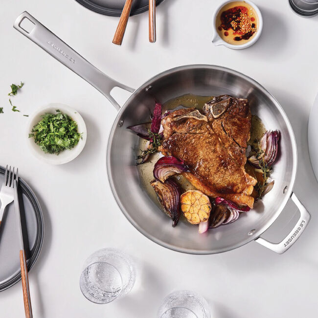 Le Creuset Essential Stainless Steel  Round Frying Pan 11 in