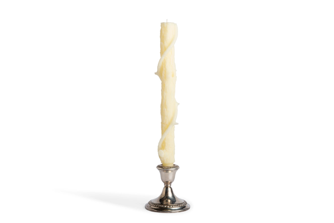 Stick Candle Bittersweet Oak Pair, White Chocolate