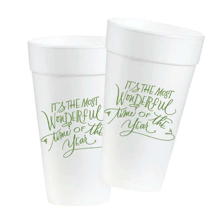 Most Wonderful Time Styro Cup Sleeve
