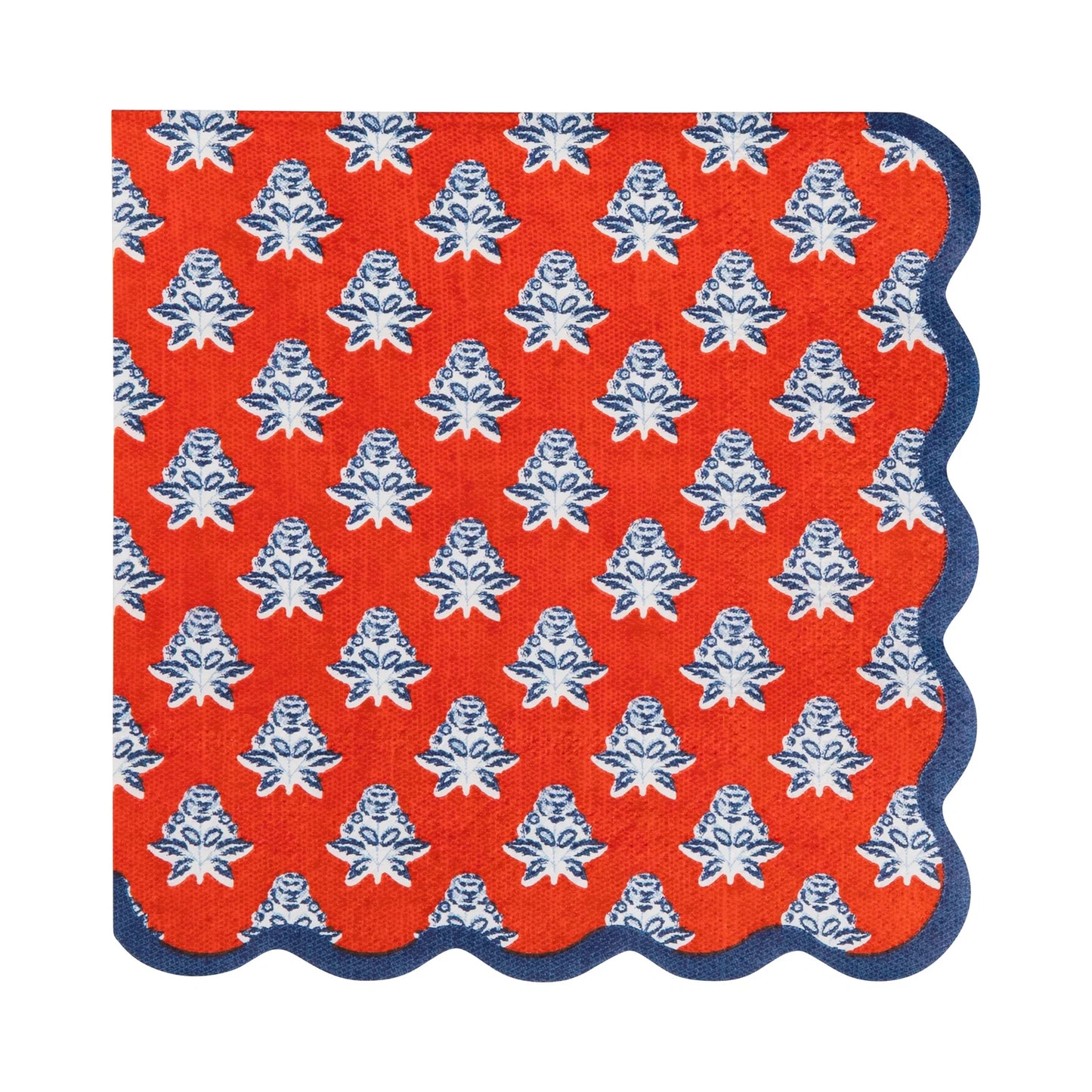 My Mind's Eye - Floral Paper Cocktail Napkin