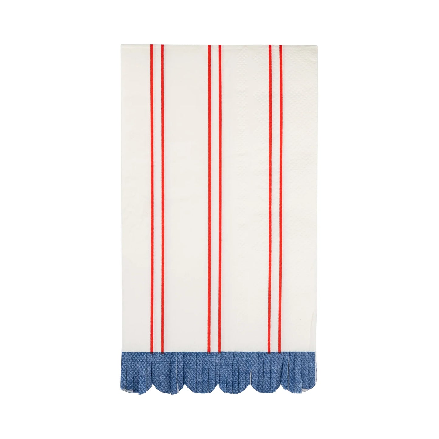 My Mind's Eye - Red Striped Dinner Napkin