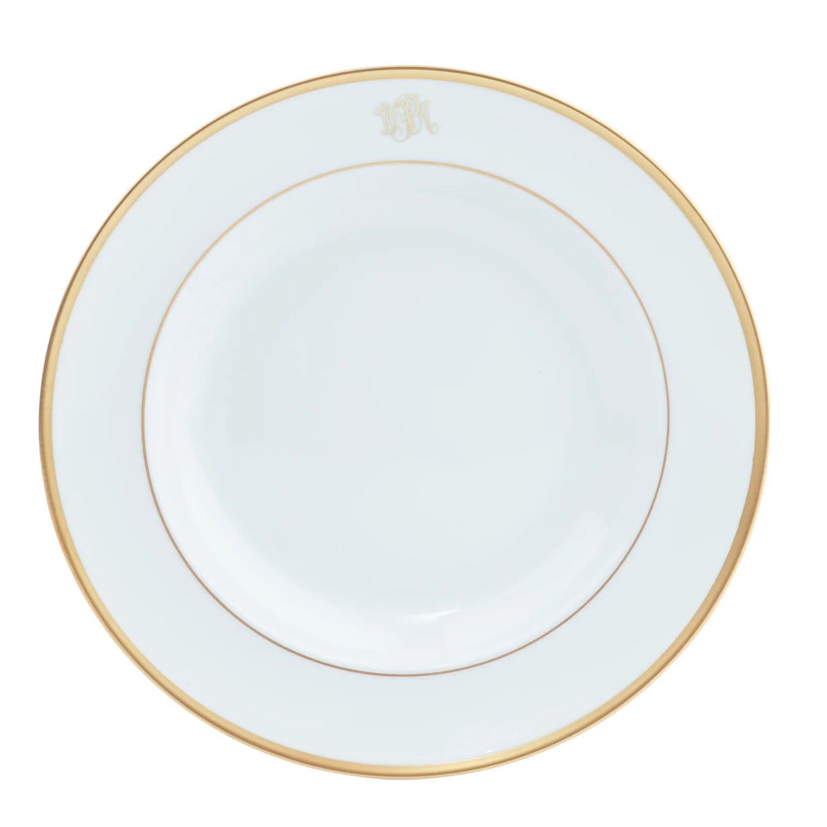 Pickard UW Gold w Mono Dinner Plate