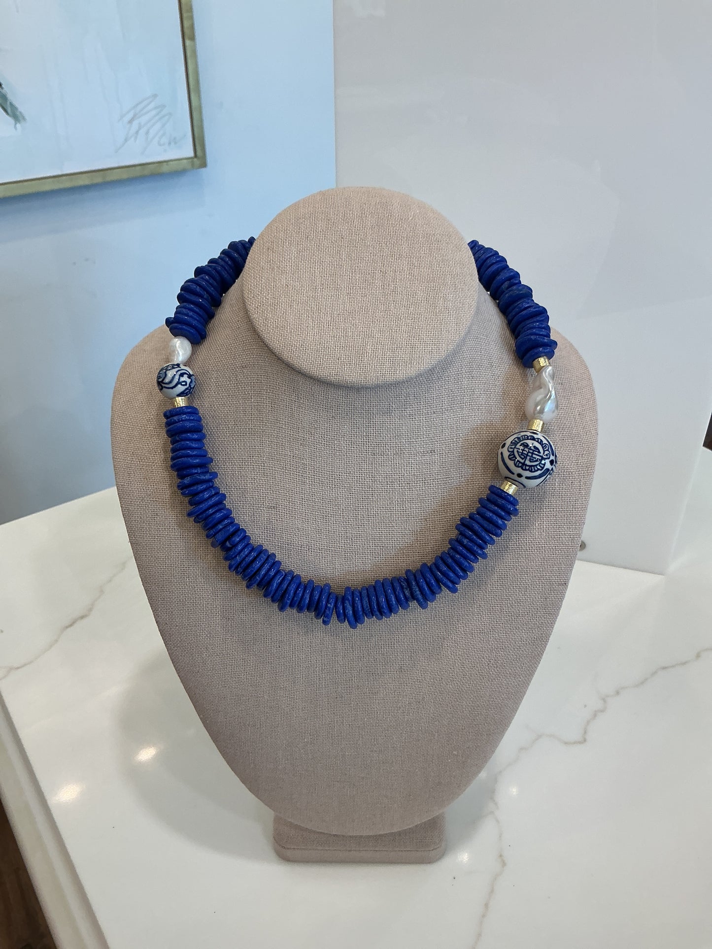 BCB - Blue Chinoiserie Necklace